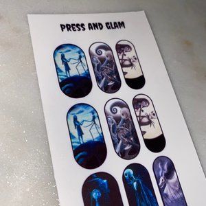 Nightmare Before Christmas Halloween Nail Decals